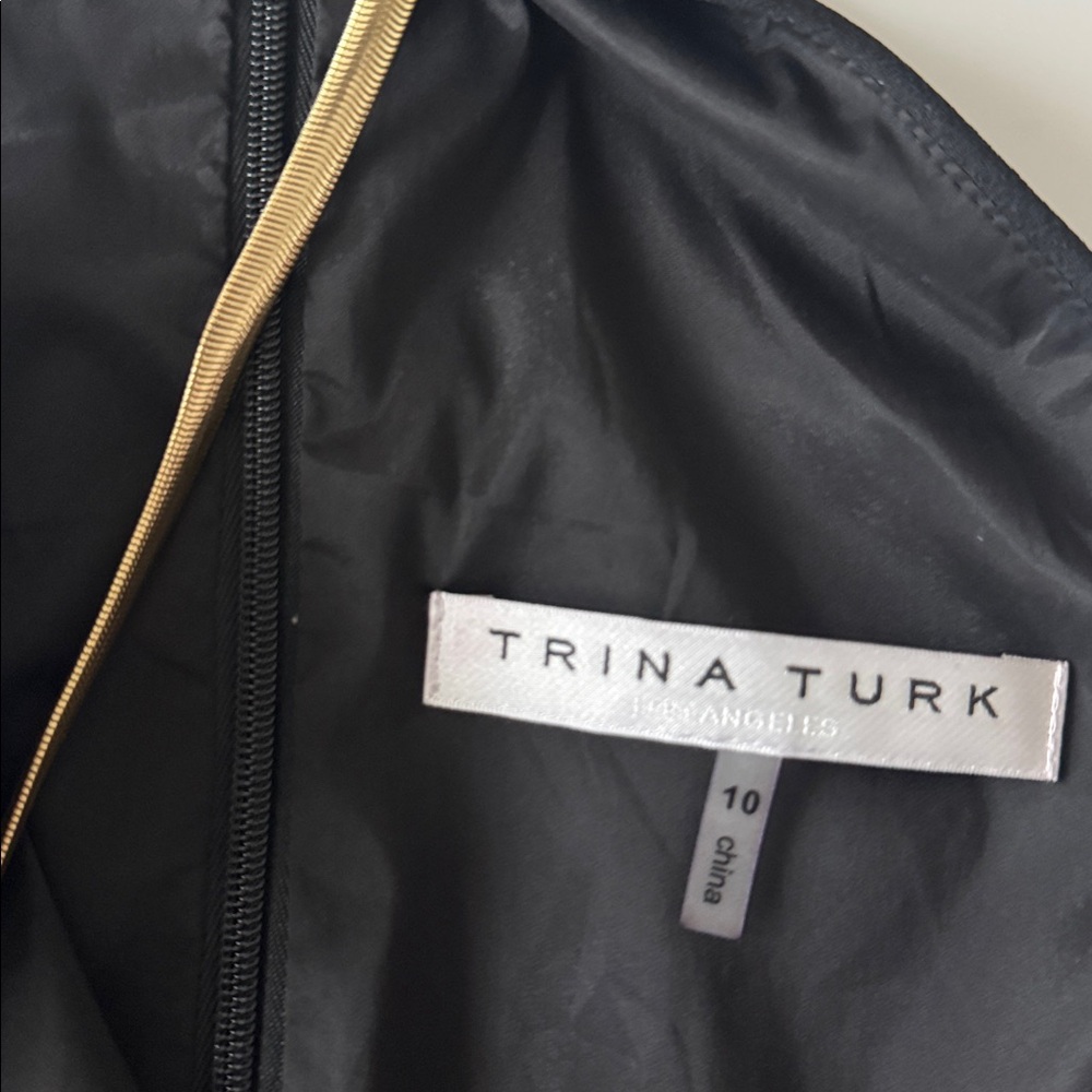 Trina Turk Sora Sleeveless Crepe Halter Midi Dress - Picture 5 of 6